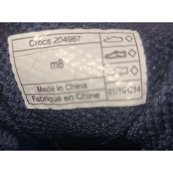 CROCS LiteRide Pacer Sneakers Mens 8 Blue Water Sport Comfort Breathable Shoes